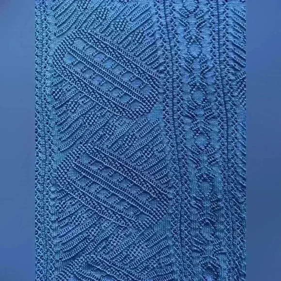 Witchery Women’s Navy Blue Garden Girl Preppy Prep Sheer Puff Sleeve Top Small - Picture 6 of 13